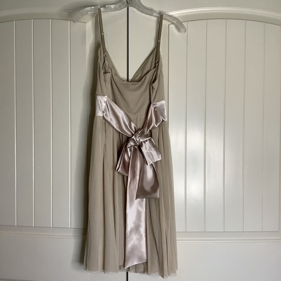 Necessary Objects Champagne Prom/Cocktail Dress Sz 2X - Picture 3 of 9